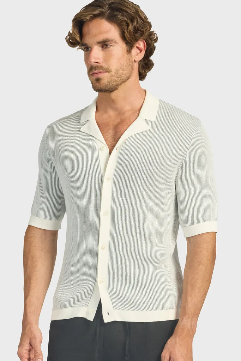 Sale Academy Brand Tatum Knit Short Sleeve