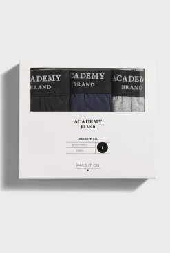Outlet Academy Brand Undies For All - Mens 3 Pack